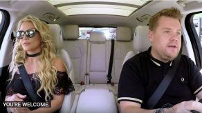 Britney Spears sale de paseo con Corden en Carpool Karaoke