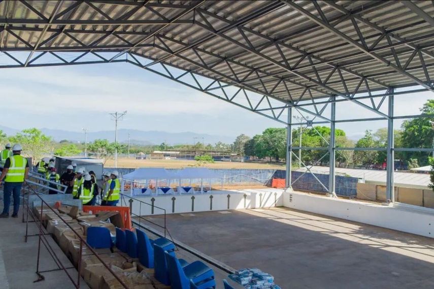 Pandeportes inspecciona avances de obras en la provincia de Chiriquí.