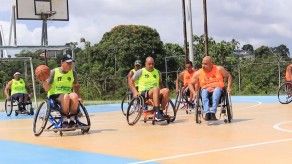 Con baloncesto sobre ruedas conmemoran el día de las personas con discapacidad Con baloncesto sobre ruedas conmemoran el día de las personas con discapacidad