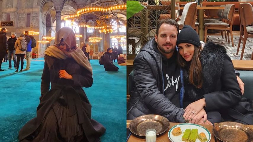 Sheldry Sáez inicia su luna de miel en Turquía