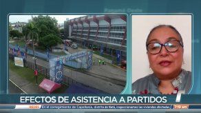 Doctora Moreno habla sobre eventos masivos
