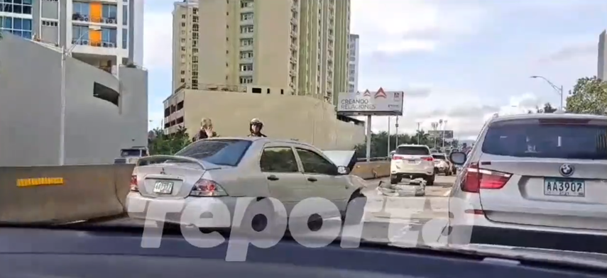 ¡Precaución! Reportan accidente múltiple en el Corredor Sur