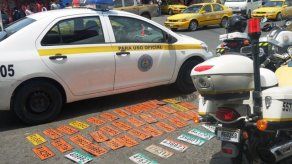 Más de 68 mil placas vehiculares sin retirar en la capital Más de 68 mil placas vehiculares sin retirar en la capital