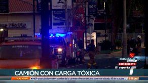 Se registra derrame químico en Amador