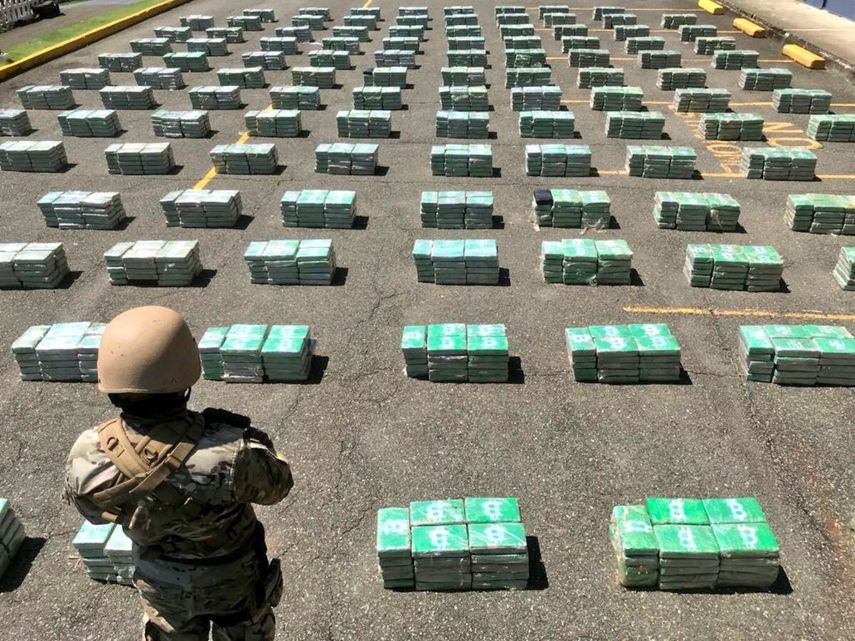 El decomiso de la presunta droga se efectuó en  los Cayos Holandeses