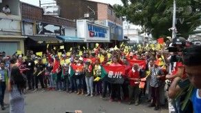 Colombianos y venezolanos se dieron un abrazatón por la paz