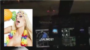 Vedette argentina despega avión de pasajeros