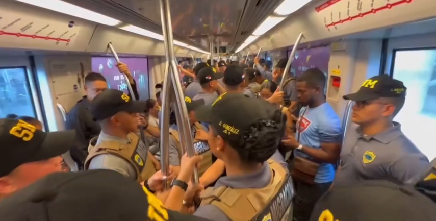 Operativos contra la buhonería en las estaciones del Metro de Panamá