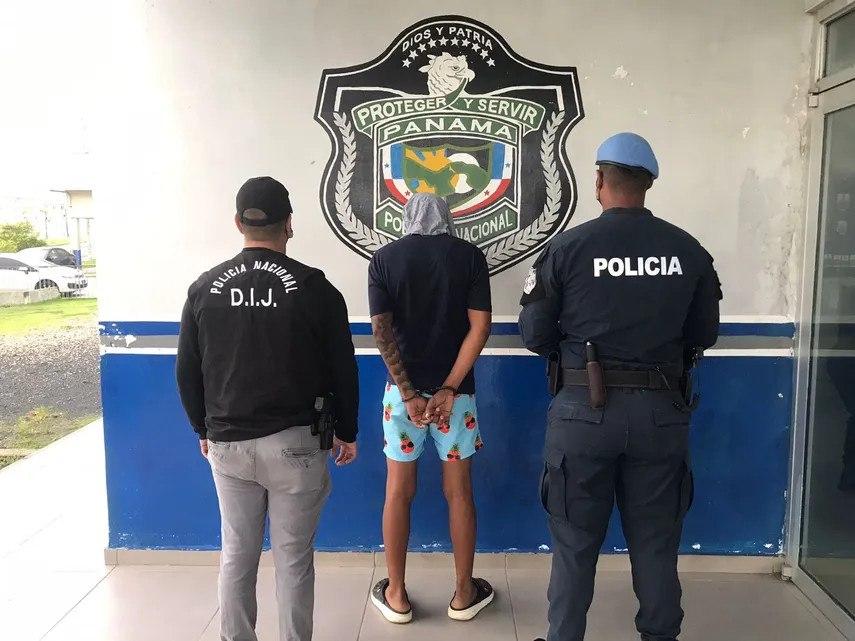 Persona aprehendida por delito de homicidio en Colón