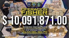 En la Operación Fisher, efectuada en diciembre del 2021, se decomisó más de 10 millones de balboas en efectivo.
