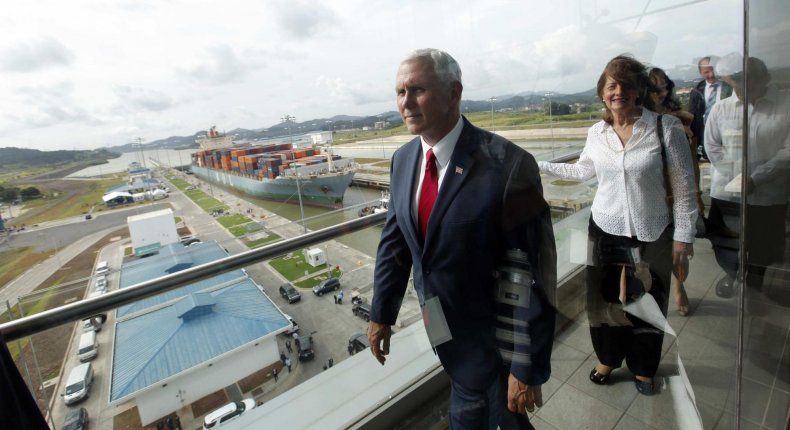 Visita del vicepresidente de EEUU Mike Pence a Panamá