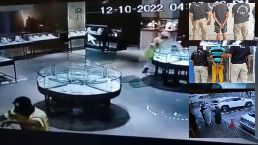 El asalto en la joyería de Obarrio tuvo lugar el pasado 12 de octubre.