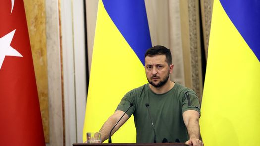 El presidente de Ucrania, Volodimir Zelenski.