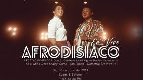 Afrodisíaco brindará un showcase el 10 de junio en Panamá