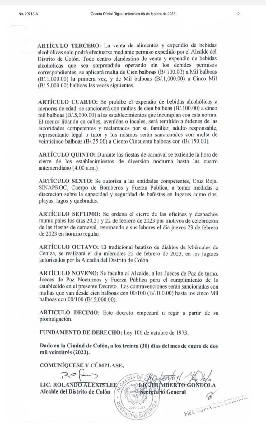 Decreto No. 004 página 2