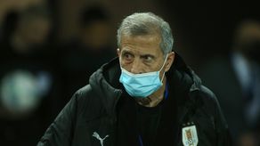 Óscar Washington Tabárez director técnico de Uruguay.