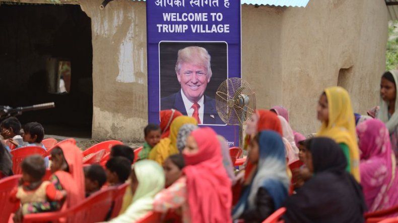 Un pueblo de India cambia de nombre y se llamará Trump