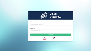 Porta Panamá Solidario para verificar el Vale digital.
