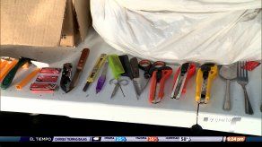 Policía decomisó objetos punzocortantes en áreas de acceso a la Cinta Costera Policía decomisó objetos punzocortantes en áreas de acceso a la Cinta Costera