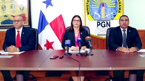 Los fiscales Emeldo Márquez, Marta Barrios y Rafael Baloyes.