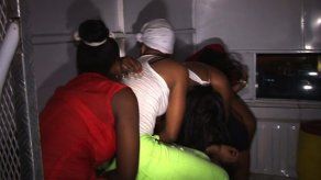 Menores detenidas por libar licor dentro de una barbería