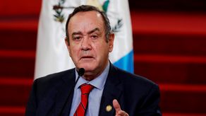 El presidente de Guatemala, Alejandro Giammattei﻿.