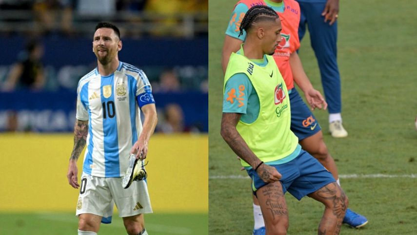 Messi y Raphinha