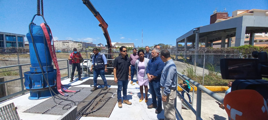 Colón: En un mes bombas del desagüe pluvial estarán operando