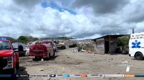 Bomberos controlan incendio en el vertedero de Chepo