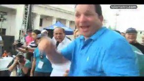 CD celebró al ritmo de Barney 3 años de gobierno de Martinelli