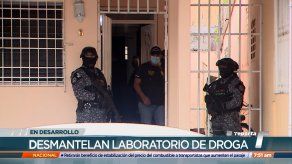 Desmantelan laboratorio de drogas en San Antonio