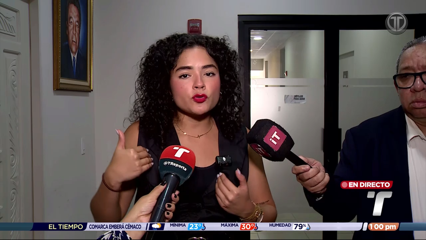 La alcaldesa Irma Hernández ofrece detalles sobre el avance del teleférico.