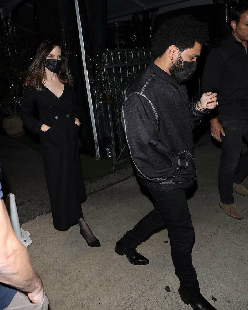 Angelina Jolie y The Weeknd