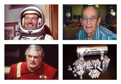 En órbita, las cenizas de actor de Star Trek y de otros