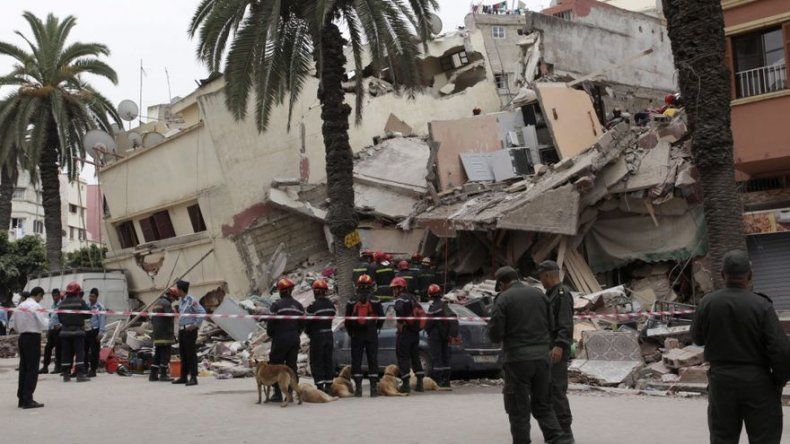 Al menos 16 muertos en el derrumbe de tres edificios en Casablanca