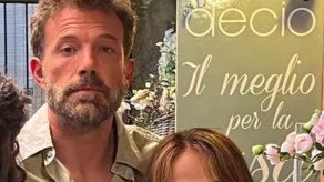 Ben Affleck&nbsp; durante su segunda luna de miel en Italia.