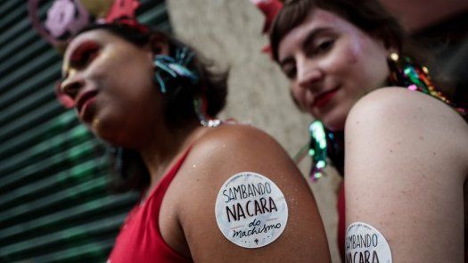 No es no, las mujeres dicen basta al acoso en el carnaval de Brasil