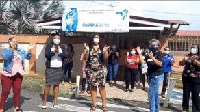 Docentes del centro educativo Santa María de Belén en Colón en paro por falta de pago