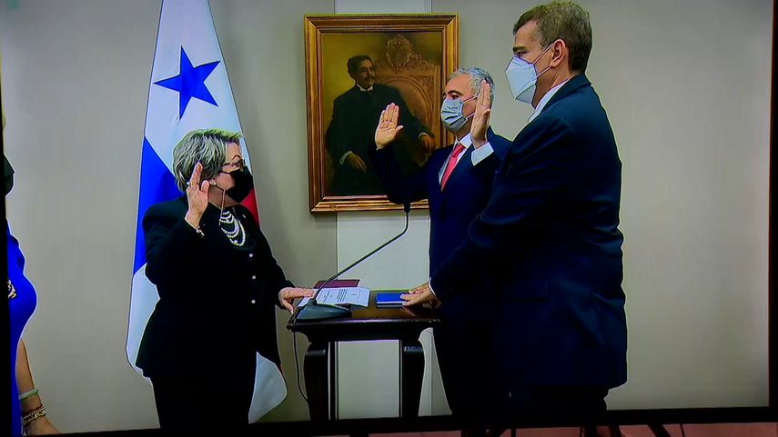 Juramentación de la nueva junta directiva de la Corte Suprema de Justicia (CSJ).