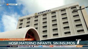 Hospital Materno Infantil de David se enfrenta a un desabastecimiento