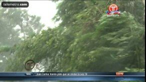 Fuertes lluvias se deben a frente frío explica director de Sinaproc