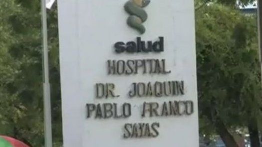 Suspenden temporalmente la consulta externa en el Hospital Joaquín Pablo Franco. Suspenden temporalmente la consulta externa en el Hospital Joaquín Pablo Franco.