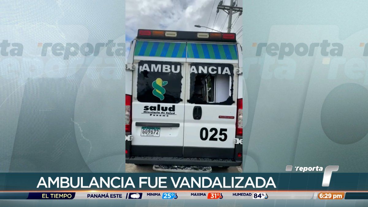 Ambulancia Del Minsa Fue Vandalizada Cuando Trasladaba A Un Paciente