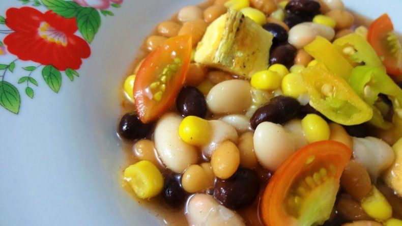 Ensalada de frijoles