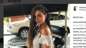 Nuevas trencitas de Emeraude Toubia