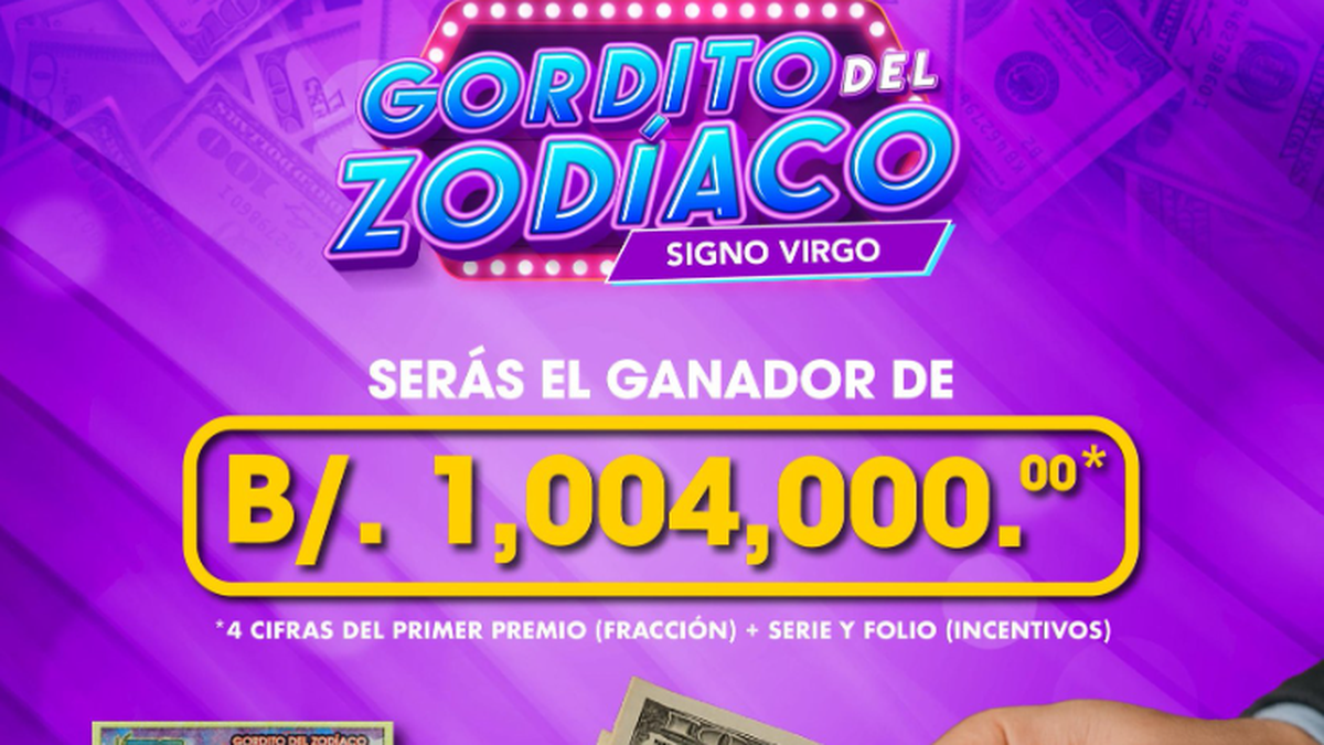 Sorteo del Gordito del Zodíaco del 3 de octubre de 2025.