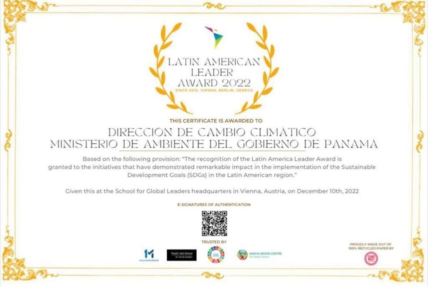 MiAmbiente señaló que los Latin American Leaders Awards es un evento organizado por The Global School for Social Leaders