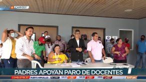 Padres de familia chiricanos apoyan paro de docentes