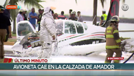 Cae avioneta en la Calzada de Amador. Cae avioneta en la Calzada de Amador.