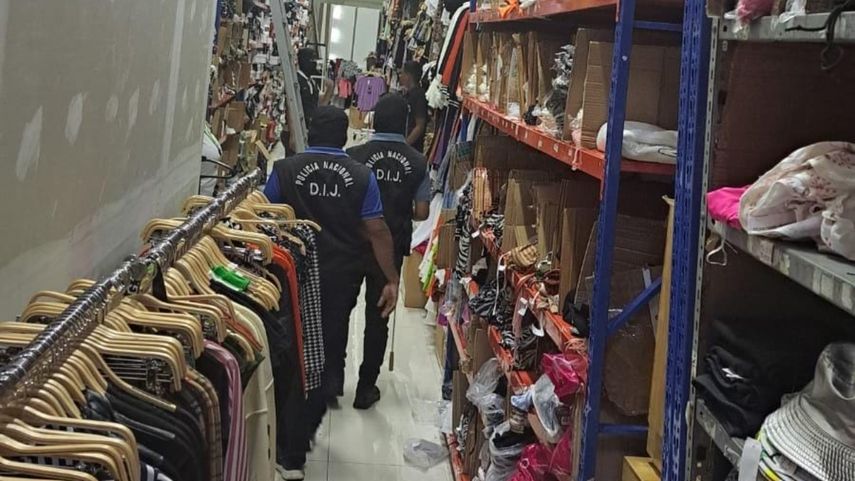 La Policía Nacional decomisa artículos con marcas falsificadas en Santiago de Veraguas